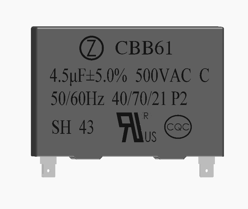 CBB61_Metallized polypropylene film AC motor capacitor(Box-Type,S0)